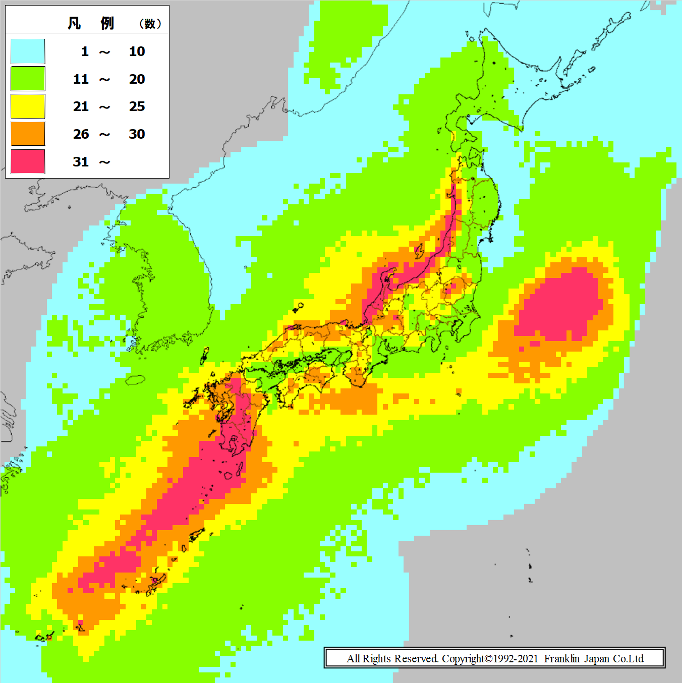 雷統計データ 雷 らい ぶらり
