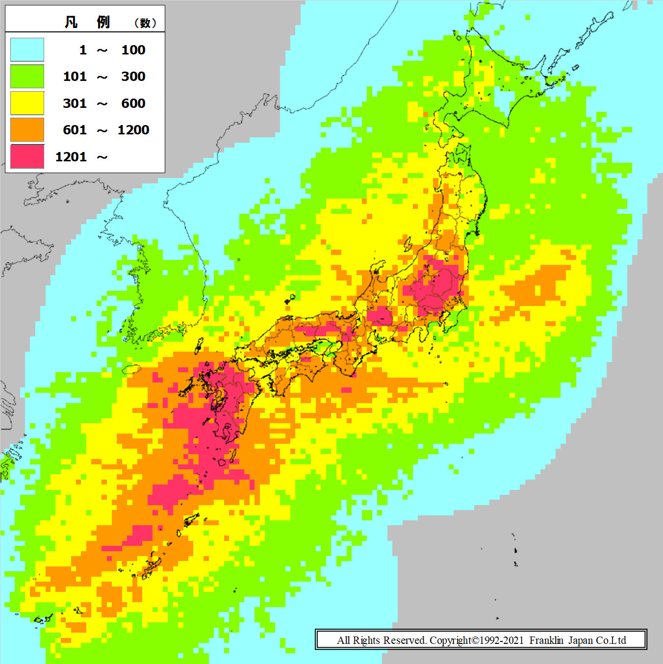雷統計データ 雷 らい ぶらり